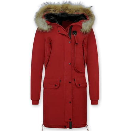 Gentile Bellini Winterjas parka met bontkraag