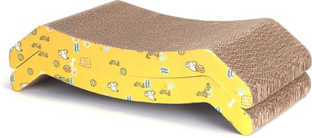 Nobleza Krabplank voor Katten - 2 Stuks - Met Catnip - Karton - 44 x 22 x 12 cm
