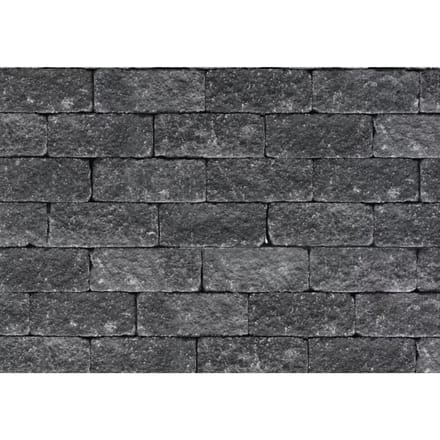 Muurblok Tumbled | 30x12x12 cm | Antraciet