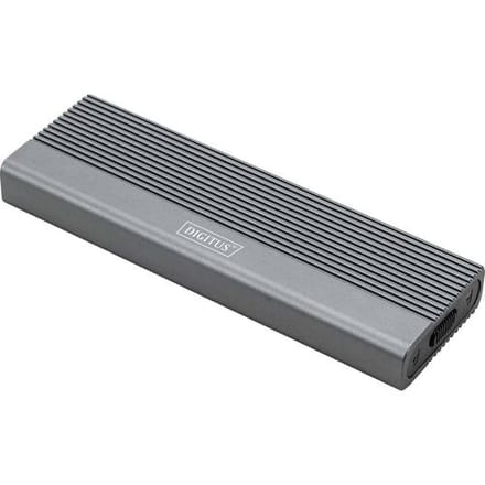 Digitus DA-71120-1 M.2 SSD-behuizing USB-C 3.1 Gen 2 10 GBit/s M.2 PCIe NVMe 2230, 2242, 2260, 2280 DA-71120-1