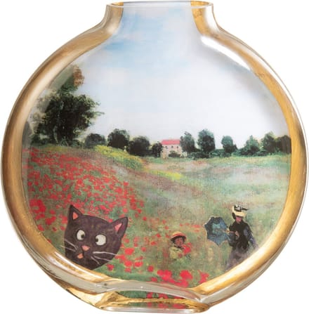 J-Line Les Chartistes Vaas Geïnspireerd Door Klaprozen Groot
