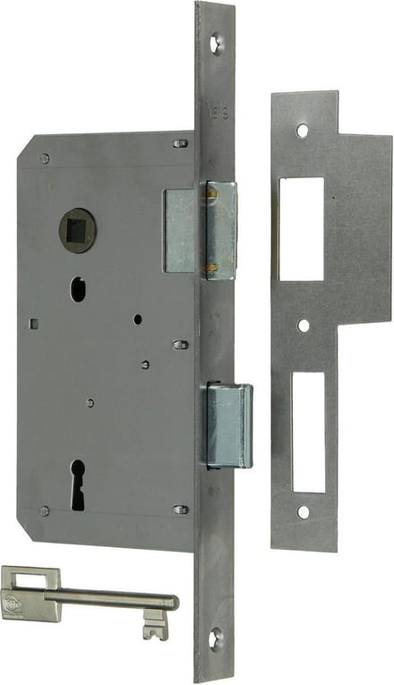 Yale Insteekslot dubbel A1126-55 R incl sleutel/loper