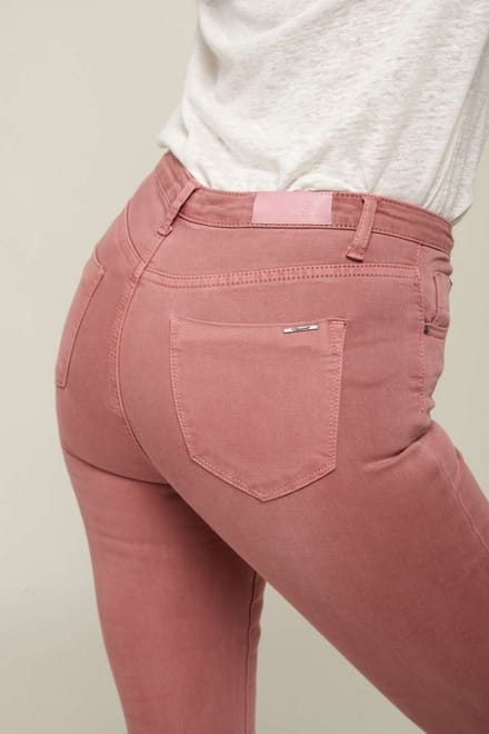Broek Toxik3 hoge taille oud-roze