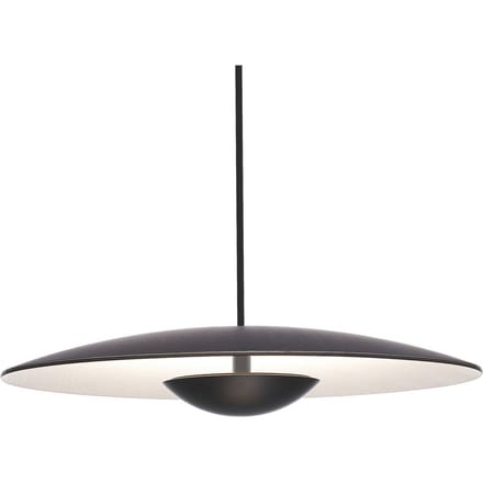 MARSET Ginger LED hanglamp Triac Ø32cm wengé/wit