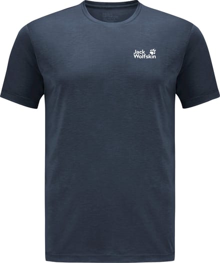 Jack Wolfskin VONNAN S/S T M Heren Outdoorshirt-midnight sky