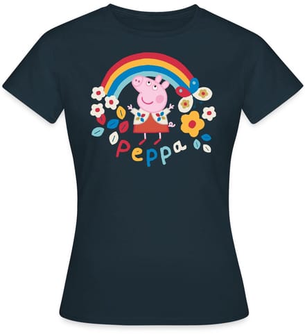 Peppa Pig Regenboog T-Shirt Dames
