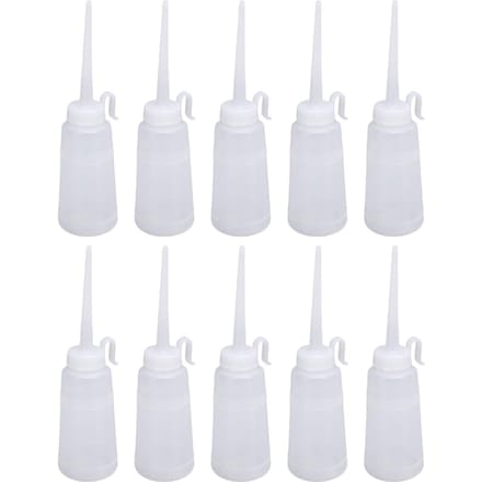 10 stuks 150 ml Naaimachineolieflesje Plastic Lekvrij Olieer Oliedispenser voor Thuis Industrieel Gebruik white
