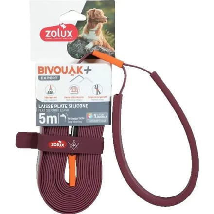 Platte silicone hondenriem Zolux Bivouak