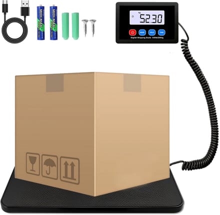 Dailygoods - Digitale Weegschaal 200 kg met LCD-Display en Prijsrekenfunctie