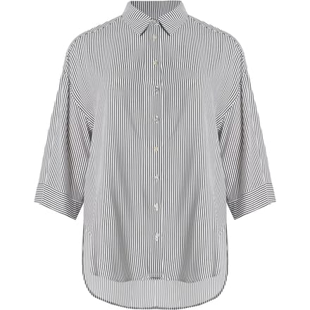 Gestreepte viscose blouse dames Mat Fashion