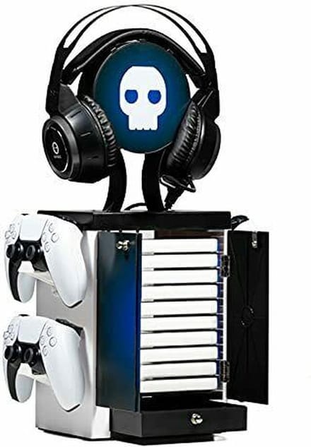 Numskull - PlayStation 5 Geïnspireerde Gaming Locker voor 4 Controllers - 10 Games - 1 Headset