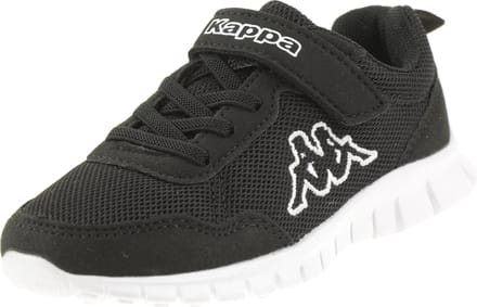 Kappa unisex kindersneakers 260982K 1110 zwart/wit