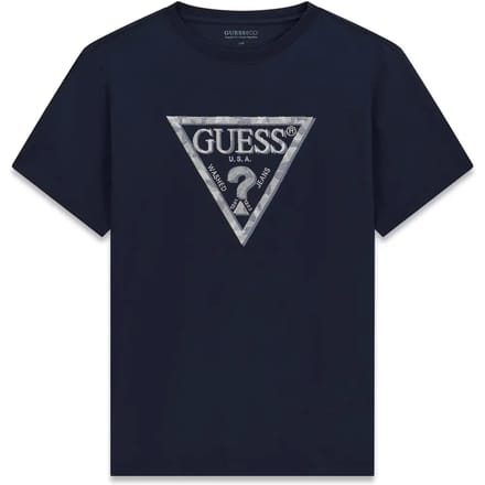 T-shirt Guess Triangle Leaves Embroide