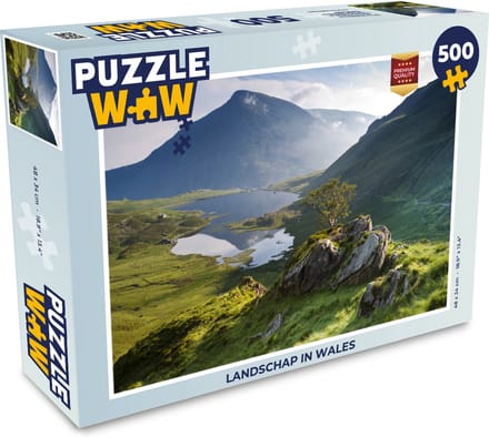 Puzzel Landschap in Wales - Legpuzzel - Puzzel 500 stukjes