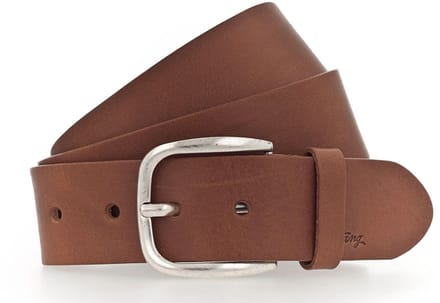 MUSTANG Leren riem Classic Women Leather Belt W75 Cognac bruine