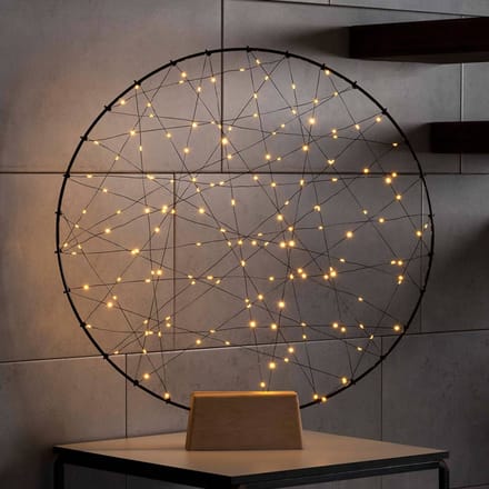 Kerstdecoratie - Ronde kerstdecoratie met 160 micro LED's - Kerstverlichting
