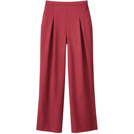 Dames Hoog-waist Wijde Pantalon van Krep