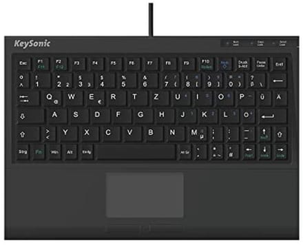 Mini Toetsenbord met Touchpad en USB-Kabel 2m - Compact en Ergonomisch
