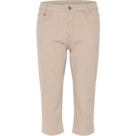 Casual broek Slim fit Dune/White Stripe beige