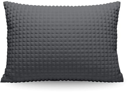 Zelesta Special Teddy Check Kussensloop Set van 2 - Antraciet 60x70cm