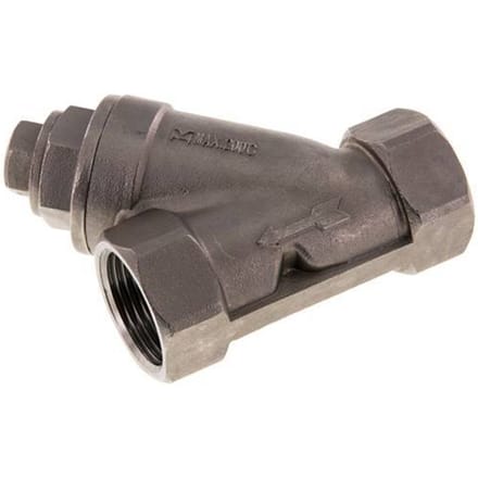 G 1'' RVS Y-filter 0.6 mm Maaswijdte 40 Bar - SLSE-F-100