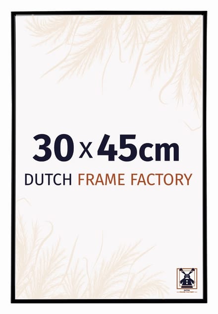 Fotolijst 30x45 cm - Kunststof - Zwart Mat - Easy