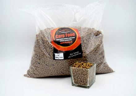 TTCarp - BABY CORN Pellet - 6mm - 100% Natuurlijk - Langdurige Werking