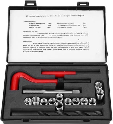 Solidchoice - Dailygoody - Draadreparatieset - M11 x 1,25 - 17 Stuks