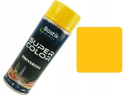 Bostik - Universele Spuitlak - Geel - 400 ml - UV- en Waterbestendig