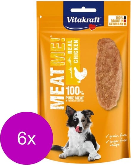 Vitakraft Meat Me! 60 g - Hondensnacks - 6 x Kip