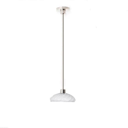 Hanglamp Swingbowl 20's Mat nikkel - Art Deco Trade