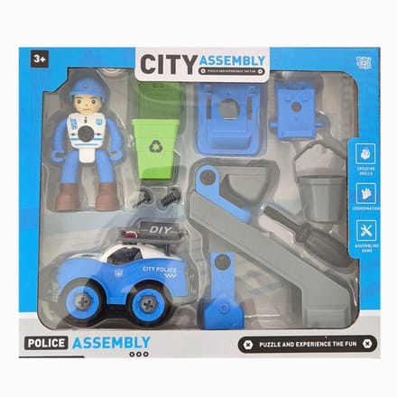 Ruby Toys - politie city bouwset - Police city assembling game