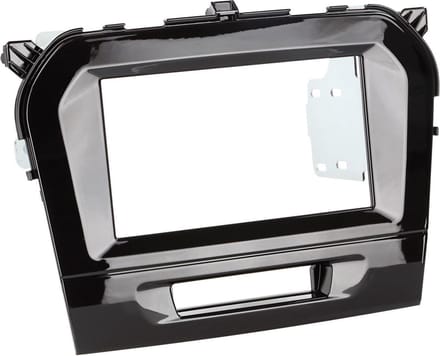 2-DIN Paneel geschikt voor Suzuki Vitara 2015-2019 Kleur: Piano Zwart
