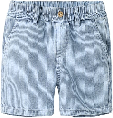 NAME IT - NMMRYAN JOG STRIPE DNM L SHORTS 1910-IP - Jongens - Bermuda shorts