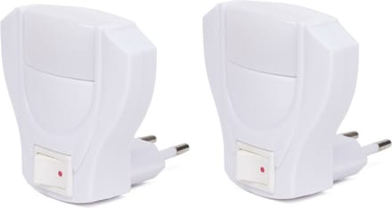 Benson Nachtlamp - 2 stuks - 1 watt - voor in stopcontact
