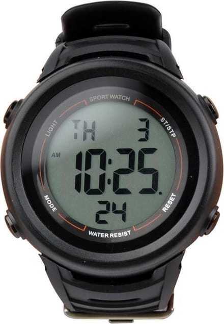Tis Pro - Stopwatch - Pols horloge - 10 Lap - Zwart