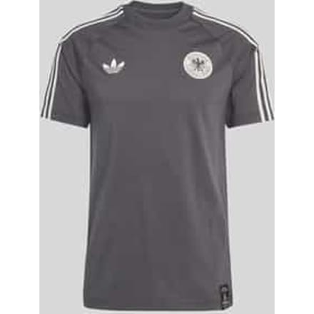 regular fit T-shirt van katoenmix met DFB-applicatie
