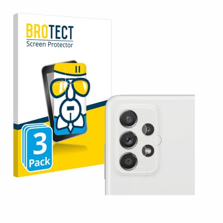 Screenprotector 3 Stuks voor Samsung Galaxy A52s 5G (ALLEEN Camera Lens) Beschermglas transparant
