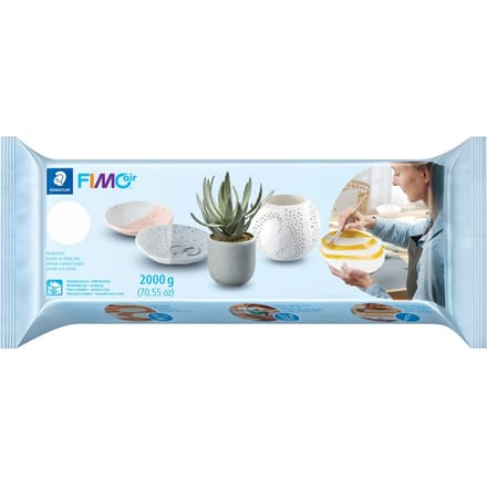 FIMO air - luchtdrogende boetseerklei - blok 2 kg - wit