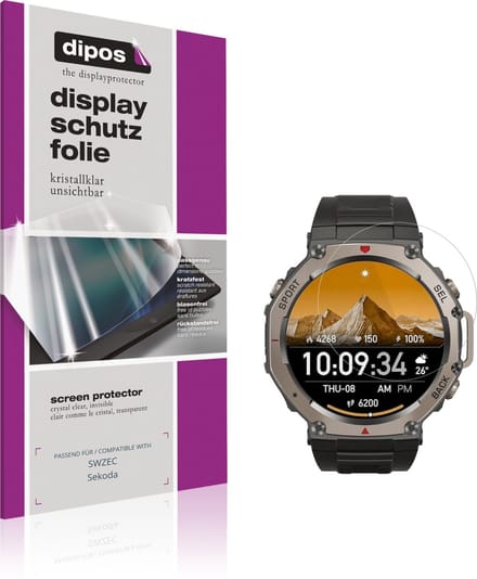 dipos – 6x Beschermfolie geschikt voor SWZEC Sekoda | Krasbestendige & heldere Screenprotector Ultra-Thin