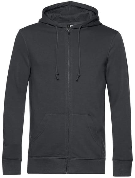 Hooded sweatshirt met rits B&C Organic