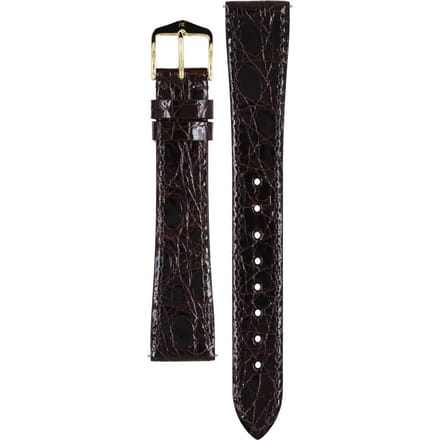 Hirsch 01808010-1-17 Genuine Croco Horlogeband