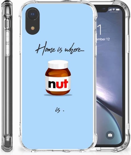 Apple iPhone Xr Beschermhoes Nut Home