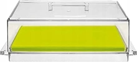 Zak!Designs Opbergbox - Met snijplank - Stapelbaar - Lime