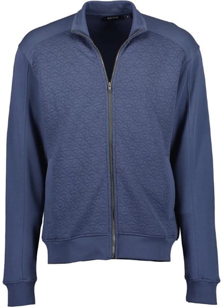 Blue Seven - Vest 370186 blauw heren uni / relief - maat XXL
