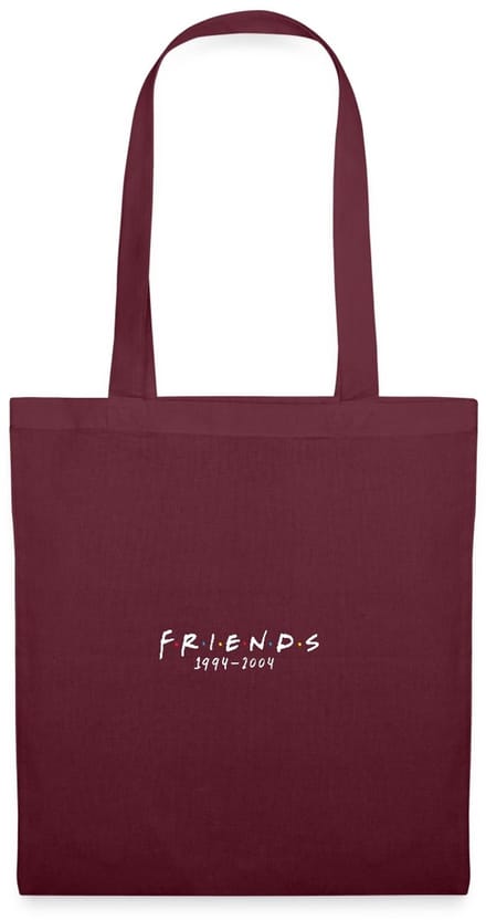 Friends Vrienden Logo 1994-2004 Tas Van Stof Schoudertas