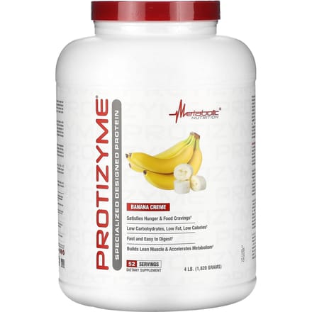 Protizyme, Speciaal Ontworpen Eiwit, Banaan Crème, 1.820G (4lb)