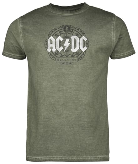 AC/DC T-shirt - Black Ice - S tot 4XL - voor Mannen - groen