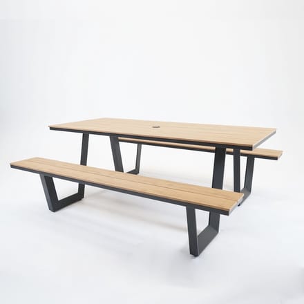 Vita Massa rechthoekige picknicktafel