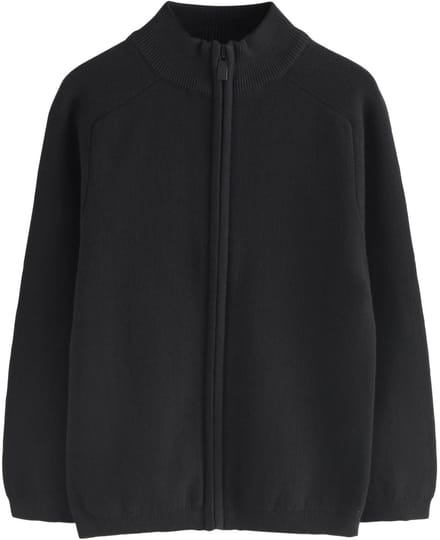 Next - Jongens - Gebreid vest met rits - Zwart